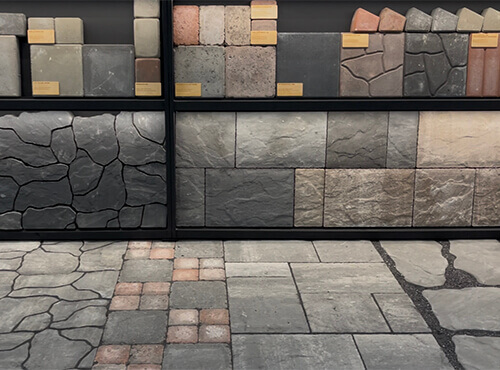 Sillutuskivide valik betoonkivist looduskivini.